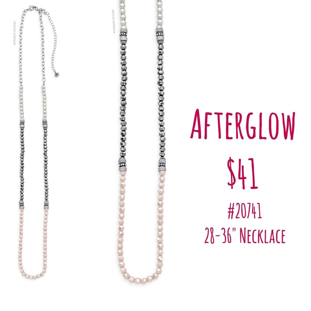 Premier Designs Afterglow Blush Necklace